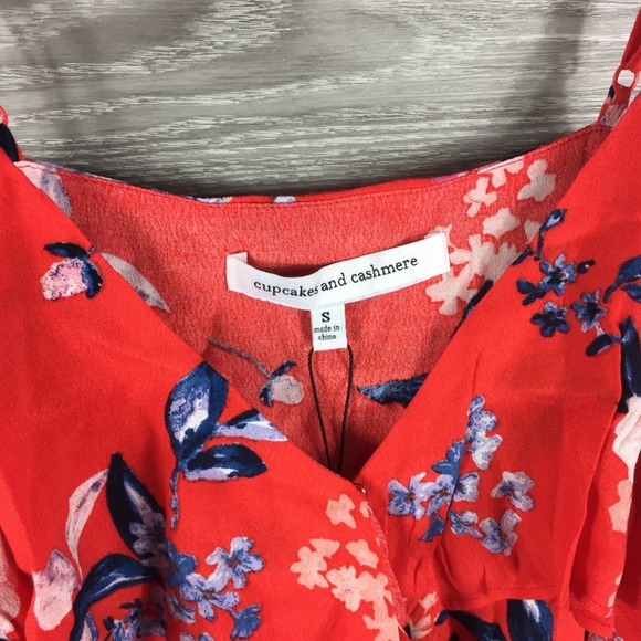 cupcakes and cashmere Berkely Floral Ruffle Tank - Picture 4 of 5